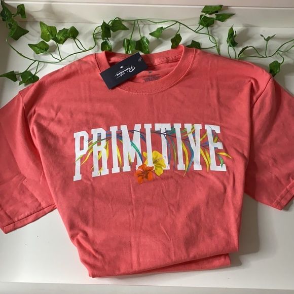 Primitive Skate Palms Coral T-Shirt Women’s - Picture 2 of 3